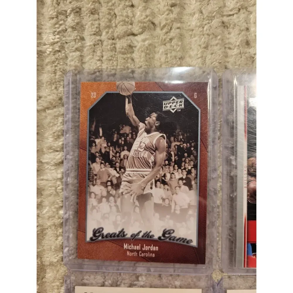 Michael Jordan Lot 9 Cards upper deck Chicago Bulls Basketball Cards